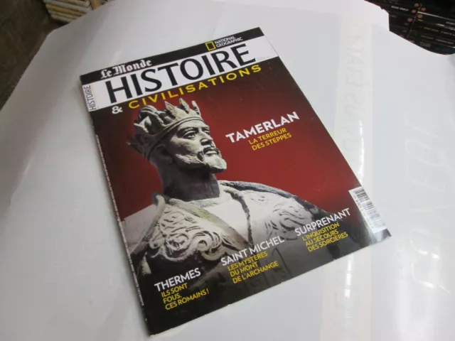 LE MONDE HISTOIRE & CIVILISATIONS 79. " tamerlan , terreur des steppes "