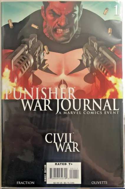 The Punisher: War Journal #1 Civil War Marvel Comics 2006 High Grade