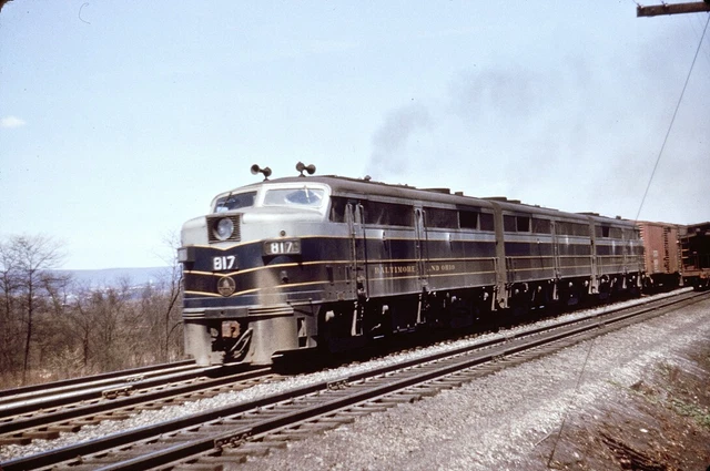 (1952) Baltimore & Ohio (BO) - FPA2 - #817 - Duplicate 35mm Slide