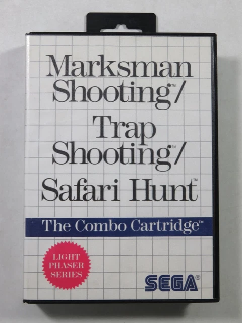 Lot De 2 Jeux Sega Master System : The Ninja + Marksman Shooting - Sans Notice - État Correct