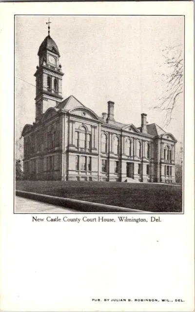 Vintage Postcard New Castle County Court House Wilmington DE Delaware      I-663
