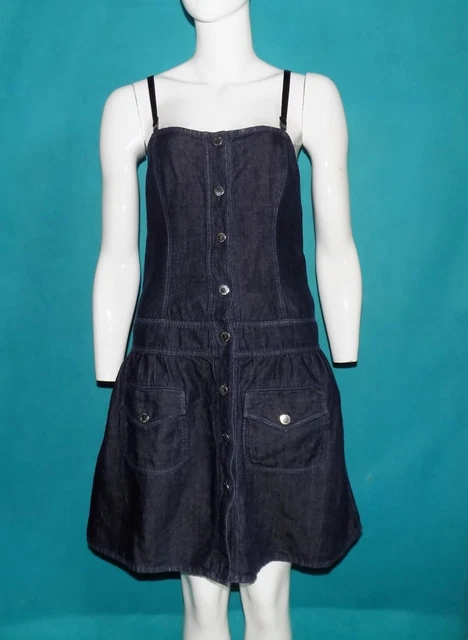 Robe See By Chloé Noir - Taille 36 EUR, Longueur Midi, En Acétate, Occasion En Super état