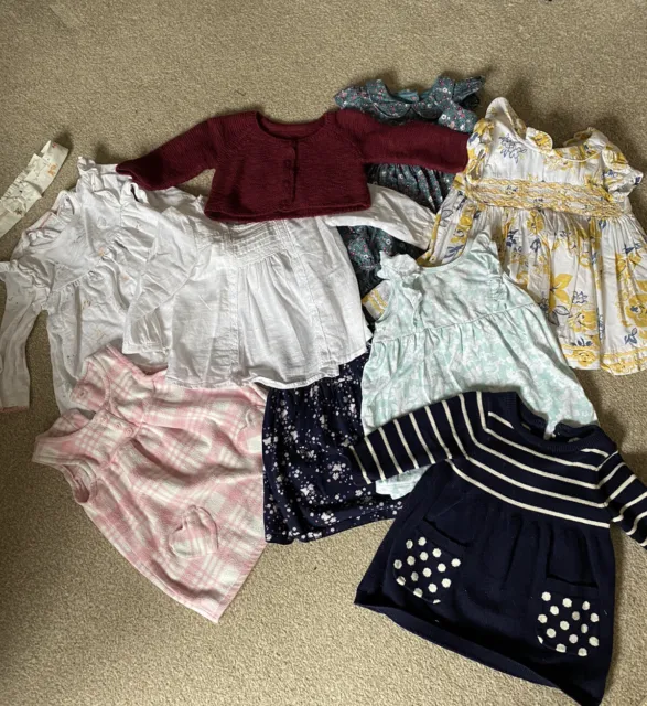 NEXT H&M GAP Baby Girls Summer Clothes Bundle - 3-6 Months Dresses