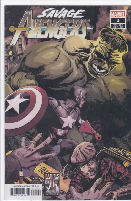 Marvel Comics Savage Avengers #2 August 2019 Tomm Coker Marvels 25Th Tribute Cvr