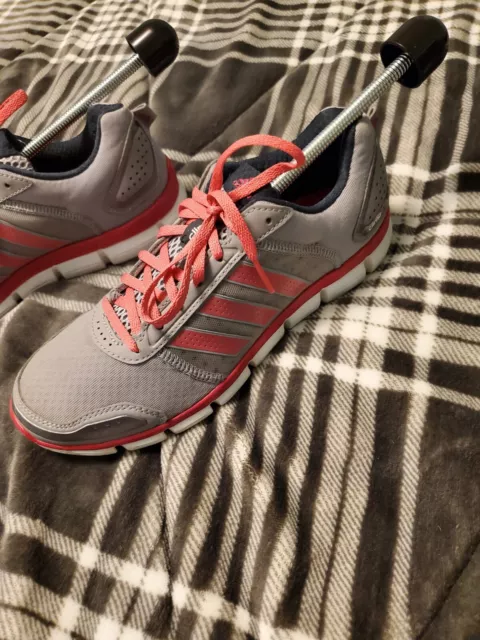 Adidas Climacool Pink Grey Womens Size US 9 Running Athletic Shoe 789002 I