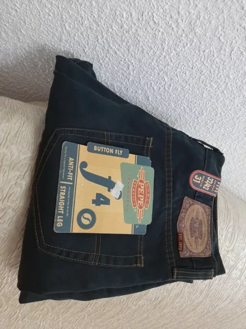 Pantalón vaquero de mujer tejido gabardina talla 32 marca Pepe Jeans color negro