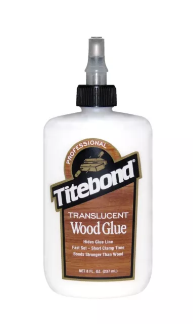 Colle à bois Titebond Translucent Wood Glue - colle transparente 237 ml