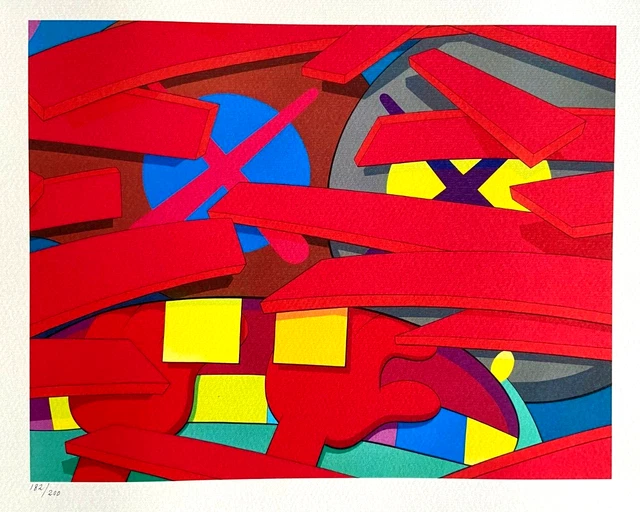 Kaws - Litografía Mori Arte Museum 2021 (Basquiat Damien Hirst Haring)