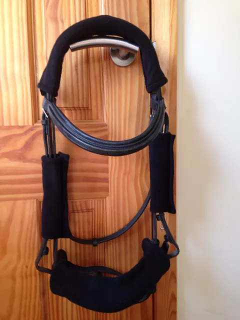 noseband Cover Poll and cheek Covers / Sleeves  -  Bridle/ Headcollar