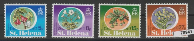 St Helena 1981 Flore Plantes 4 V MNH MF78941