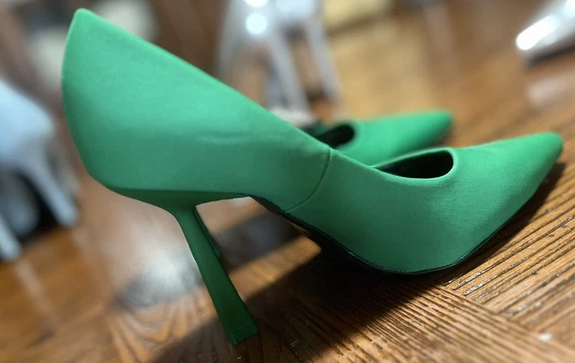 ZARA DECOLLETE COL. Verde Tg 35 Tacco 10 EUR 19 99 PicClick IT