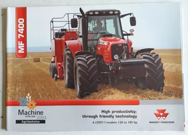 Massey Ferguson Mf7400 Tractor Brochure (Mf 7465 7475 7480 7485 7490 7495)