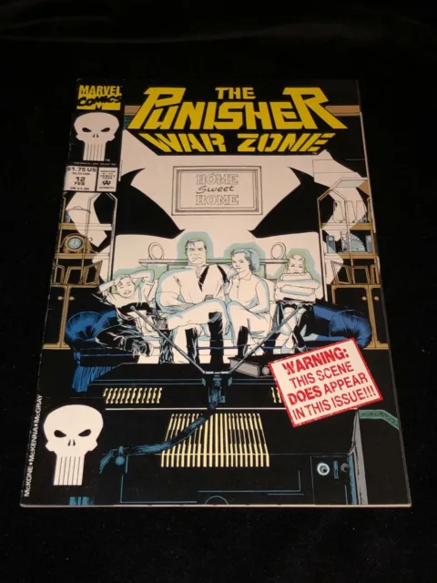 1993 THE PUNISHER WAR ZONE MARVEL Comics #12 Vol. I Feb.