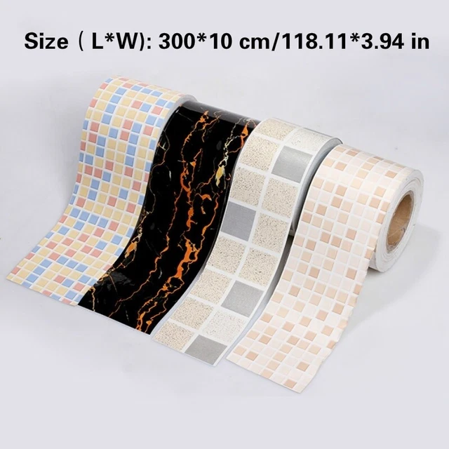 Autocollant Bordure Sol Stickers pour Pièce Plinthe Ligne Peint Décor Maison