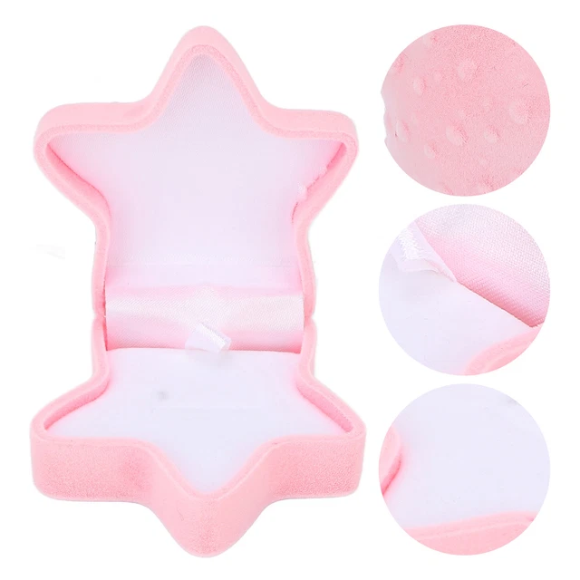 02 015 Boîte à Bijoux De Flocage Petit Organisateur De Bijoux Belle Rose