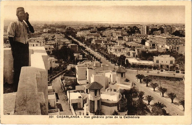 CPA AK MAROC CASABLANCA - General View Taken from the Cathedral (115110)