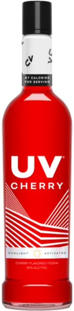 Uv Cherry Vodka Liqueur 750ml Bottle