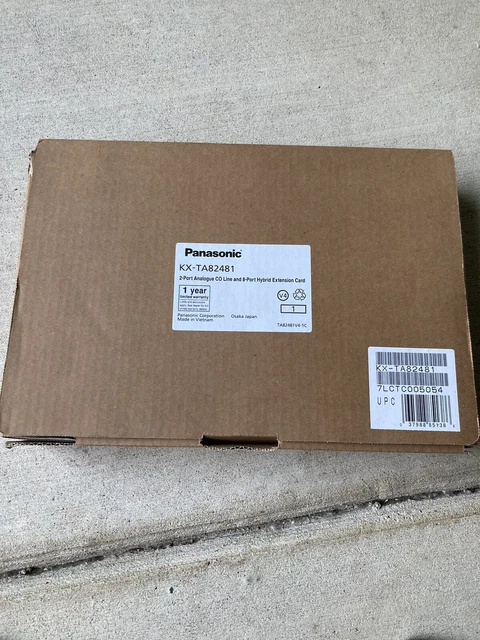 Panasonic KX-TA82481 2x8 port Expansion Card w/ Connectors