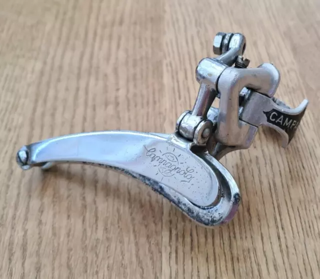 1st GENERATION CAMPAGNOLO RECORD 1052/1 CLAMP/BAND ON FRONT DERAILLEUR FROM 1957