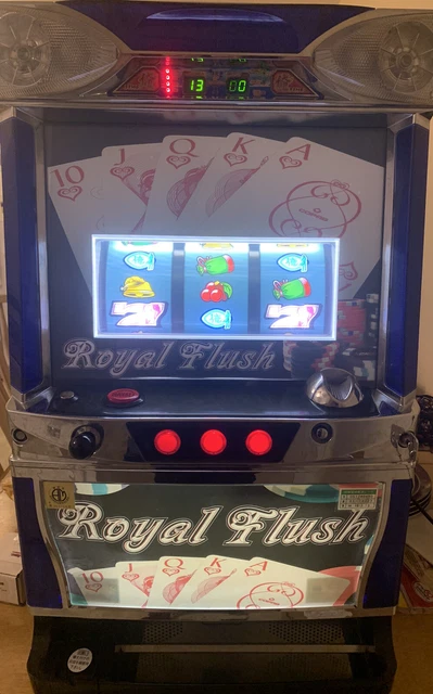 TokenQuarter JAPANESE SKILL STOP SLOT MACHINE WORKS & KEY Royal flush AAL1
