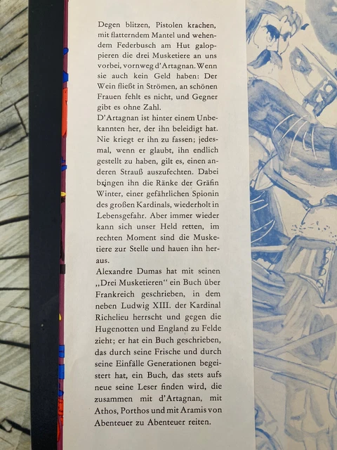 &amp;DIE DREI MUSKETIERE&amp; von Alexandre Dumas, gebunden, gebraucht, 1970 ...