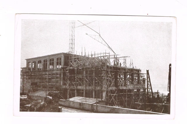 cartolina s. giovanni a teduccio napoli 1926 centrale di vigliena in costruzione