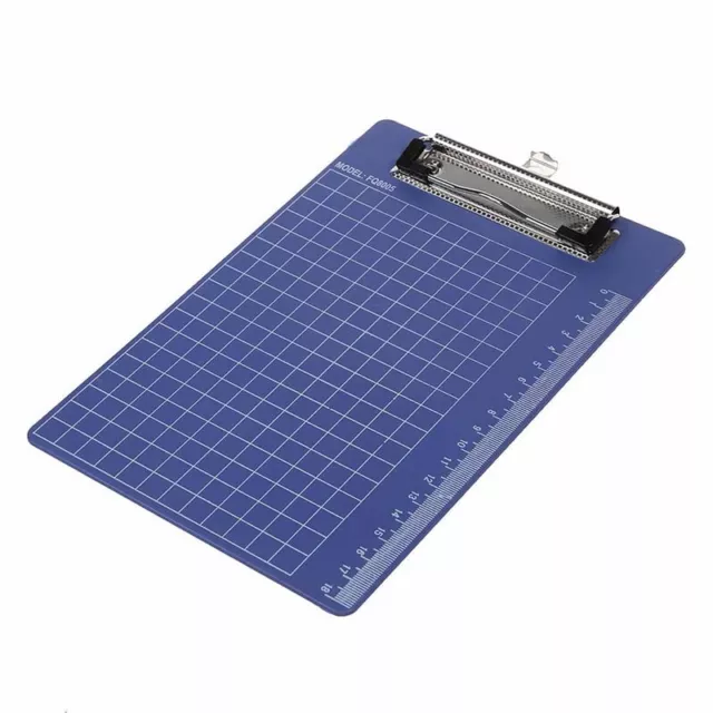 Porta-Clip Carpeta Portapapeles de plastico Azul para papel A5 K7B43876