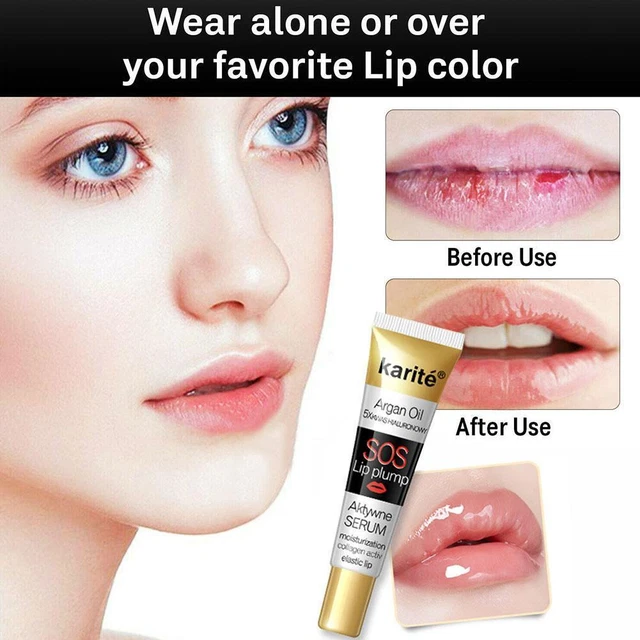 Relleno de labios de volumen instantáneo reparación de labios hidratante 7Y6R reducir fino D1L0