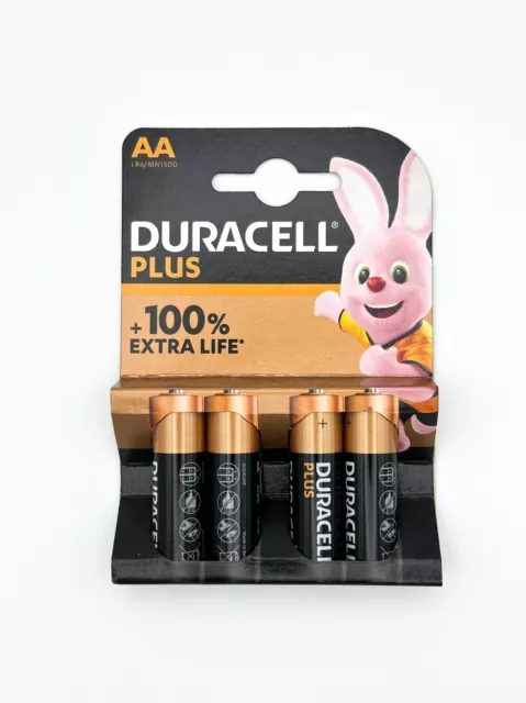 Duracell Plus - AA 4er Set Mignon LR6 Batterien  MN1500