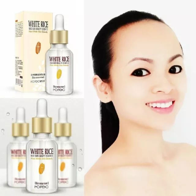 MYTEX-SHOP Serum Riz Blanc blanchissant blanchissant hydratant Sérum pour visage