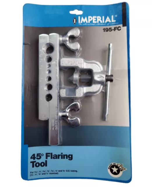 Imperial 45 Degree FLARING TOOL 195-FC. BRAND NEW IN Packaging.