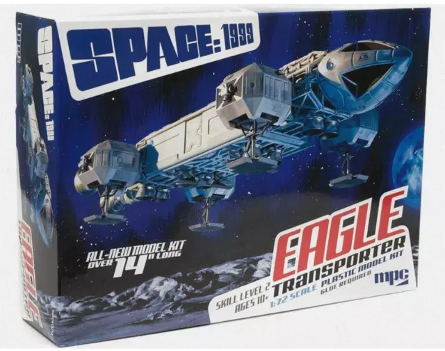 MPC Models 913 1/72 Scale Space 1999: Eagle Transporter plastic Model Kit