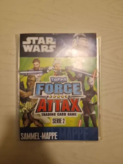 Vollständiges Star Wars Force Attax Clone Wars Serie 2 Sammelheft #2