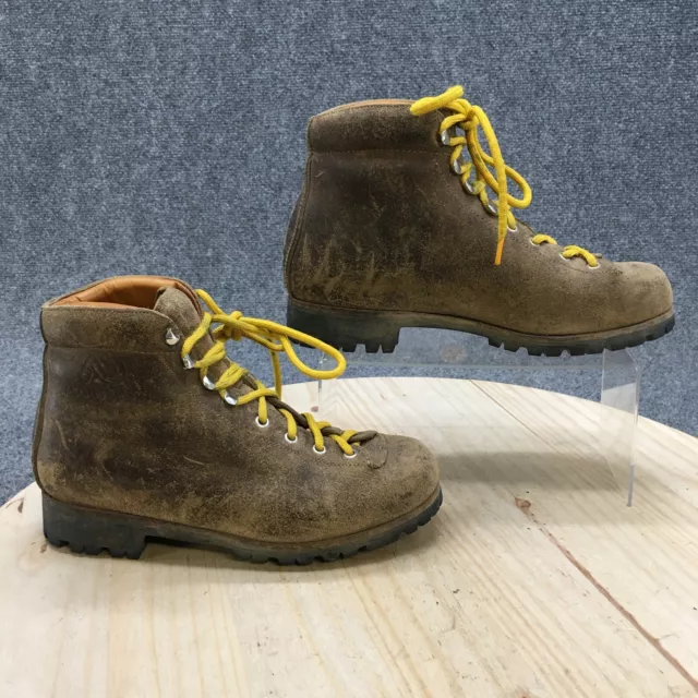 ASOLO SPORT BOOTS Womens 7 Allegro Vintage Italian Hiking Brown