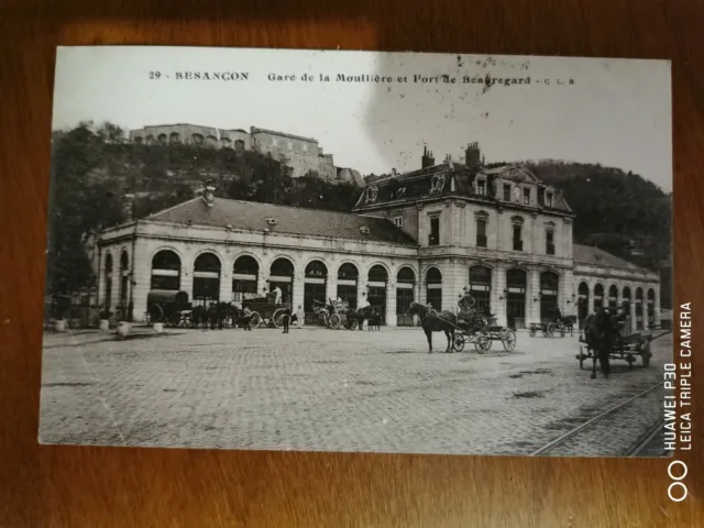 CPA - 25 - BESANCON - Gare de la Mouillière et Fort de Beauregard