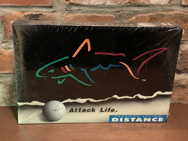 🔶️RARE VINTAGE 1996 Greg Norman Golf Balls Spin Dunlop