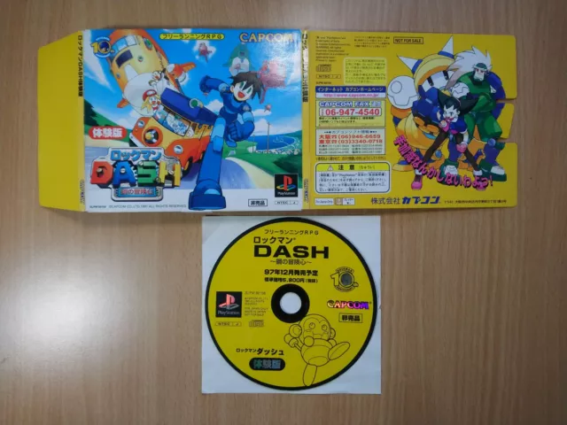 PS1 DEMO DISC Rockman Dash (Taikenban) (Japan Ver.) MEGA MAN SONY PLAYSTATION 1