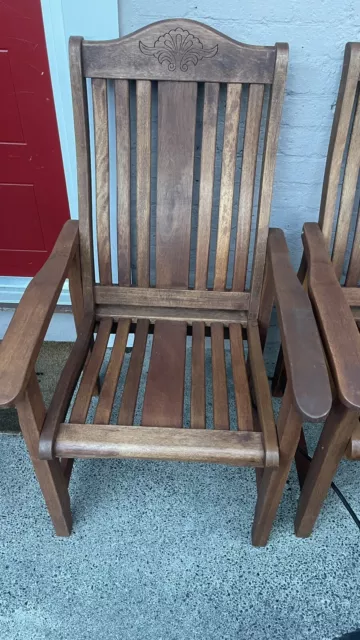 solid wood chair 2X