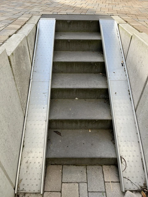 klappbare rampe