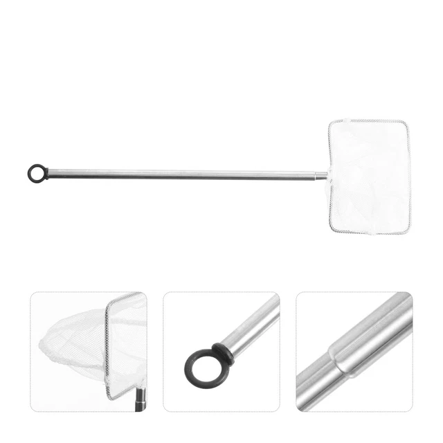 White Metal Fish Tank Fishing Net Child Aquarium Skimming Shrimp