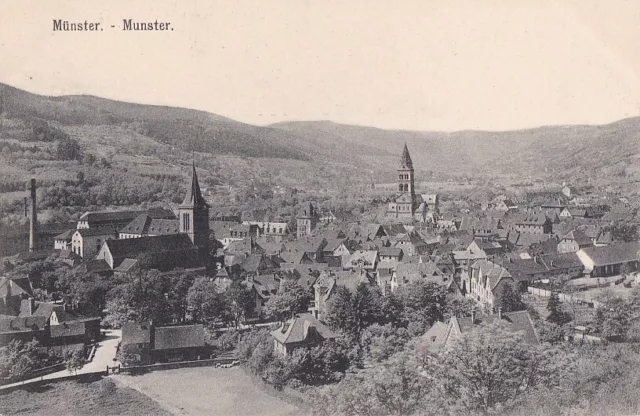 CPA 68 ALSACE - Münster MUNSTER Vue générale