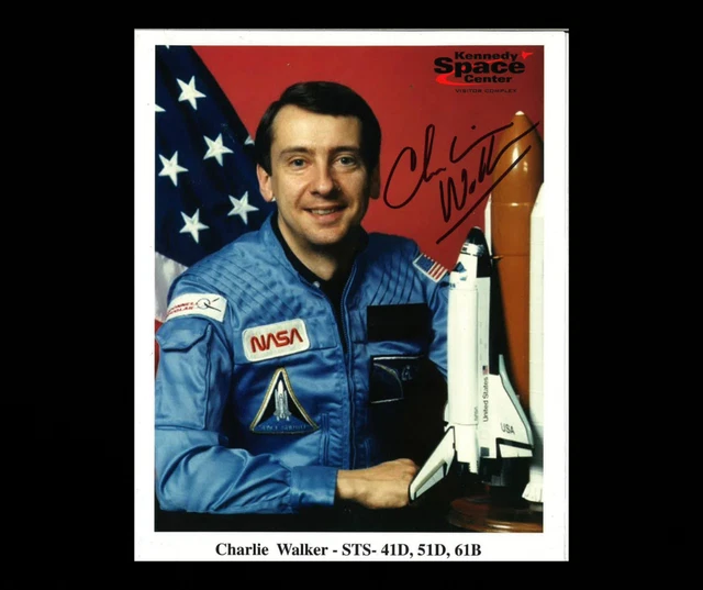 Astronaut Charlie Walker Autograph & Biographical Data