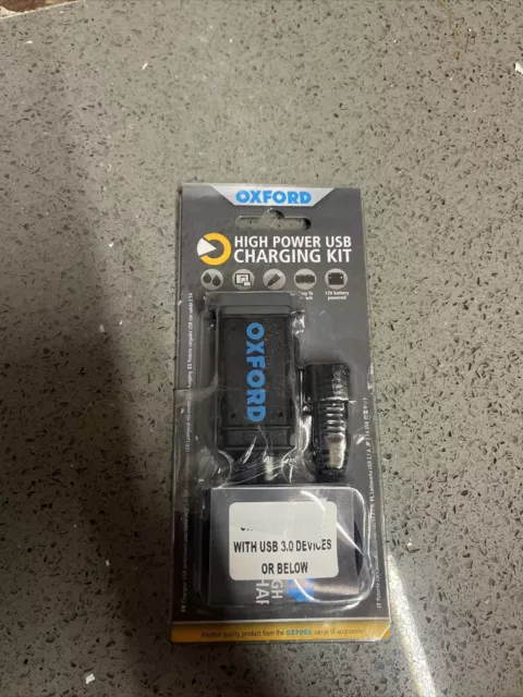Oxford USB 2.1Amp Fused power charging kit : Oxford Products