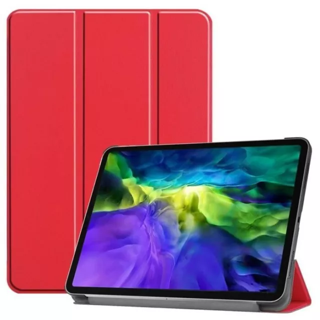 Coque Smart Rouge pour iPad 10e Gen 10,9 2022 Etui Folio Ultra fin