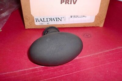 Baldwin 5425.402.PRIV Solid Brass Door Knob Black New
