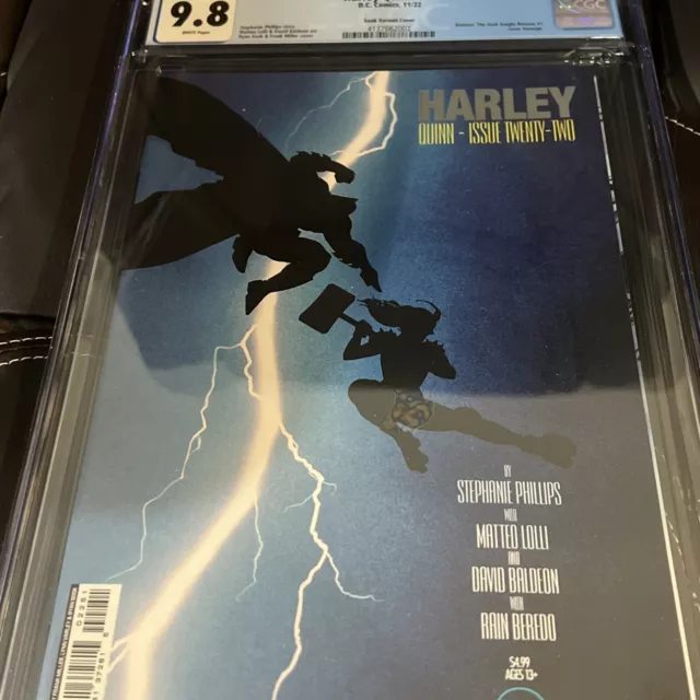 Harley Quinn 22 CGC 9.8 RYAN SOOK Dark Knight HOMAGE Variant Cover DC COMIC 2022