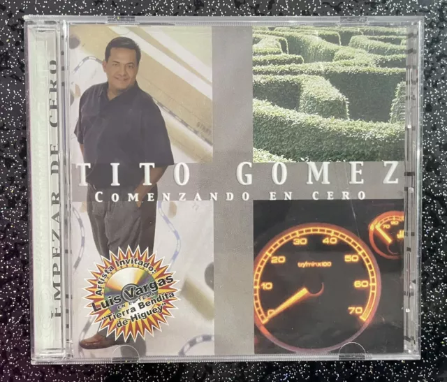 TITO GOMEZ - COMENZANDO EN CERO Cd Salsa Romántica