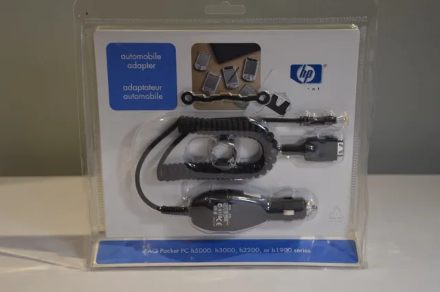 HP iPAQ Vehicle Auto Adapter Car Charger h5000 h3000 h2200 h1900 New Old Stock