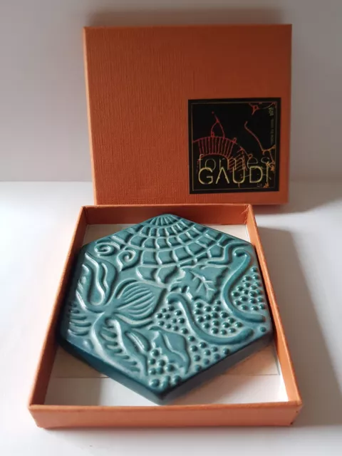 Escofet Hydraulic Mosaic Tile Gaudí IN Miniature by Okho Ceramics Blue/Green•