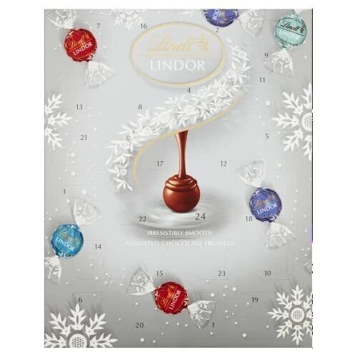 LINDT LINDOR ASSORTED Chocolate Advent Calendar 2023 Large 300g 13 lindt-lindor-assorted-chocolate-advent-calendar-2023-large-300g-13